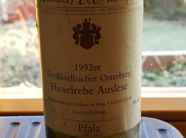 1992er Huxelrebe Auslese